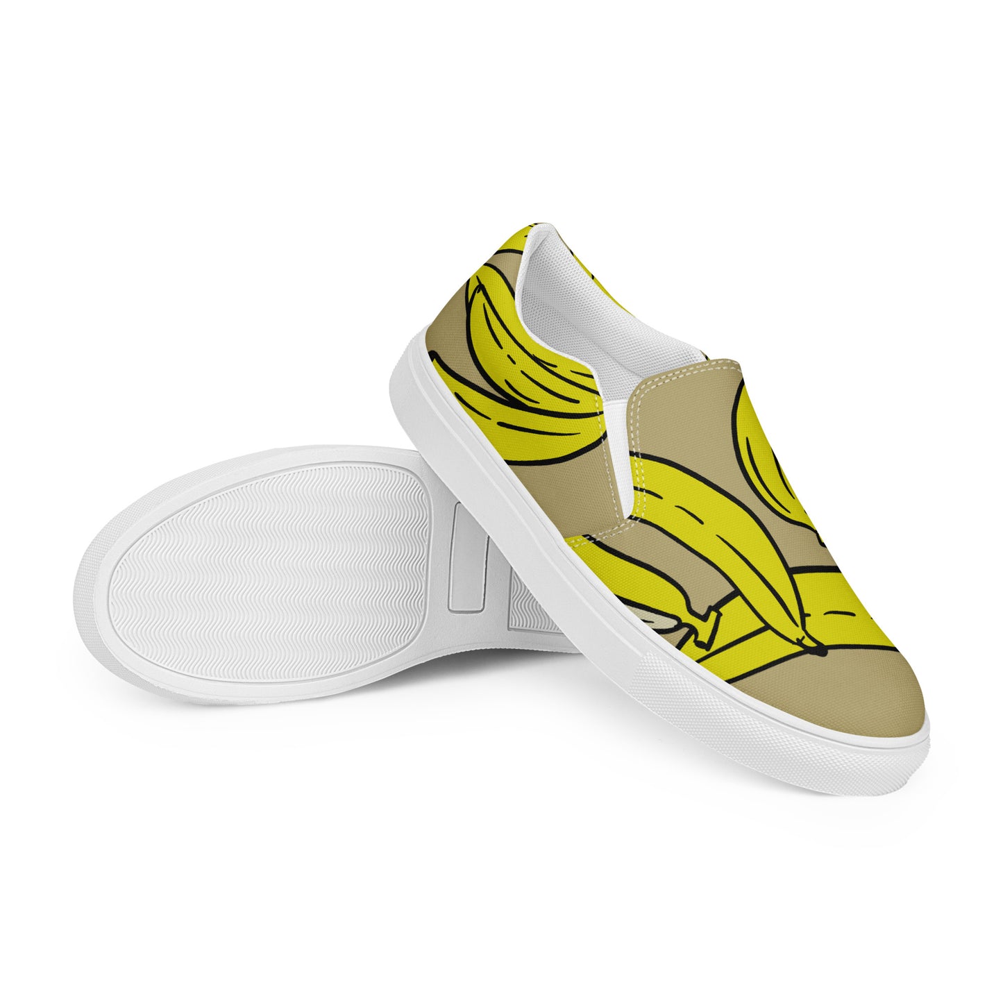 メンズ キャンバススリッポンシューズ "BANANA"